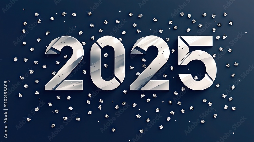 Simple New Year design featuring Simple New Year design featuring