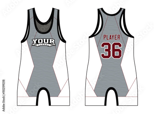 Wrestling Singlets are designed with an elegant edgy and wild look. Sports gear template mockup perfect fit for all sports. The designs that go on casual wear, shirts, fashion apparel, and all kind 