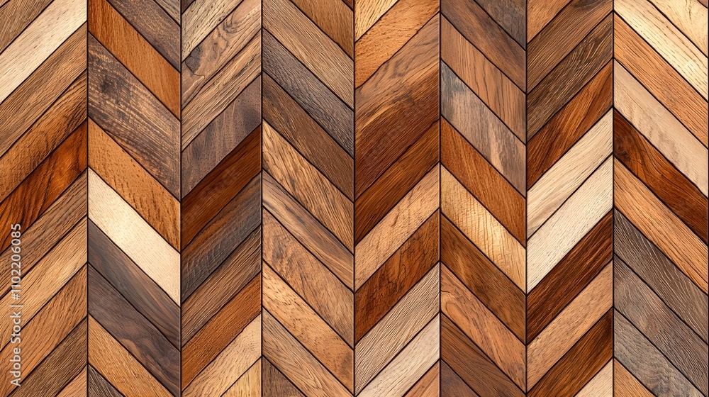 Beautiful Chevron Pattern in Natural Wood Tones with a Mixture of Rich Brown, Cream, and Tan Shades Perfect for Interior Design and Home Decor Projects Beautiful Chevron Pattern in Natural Wood Tones with a Mixture of Rich Brown, Cream, and Tan Shades Perfect for Interior Design and Home Decor Projects