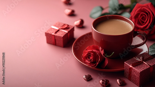 Valentine’s Day Morning: Coffee, Flowers, and a Romantic Breakfast