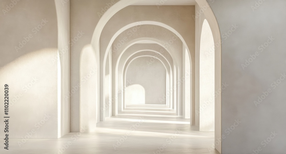 Minimalism abstract backdrop with a pedestal. 3D illustration Minimalism abstract backdrop with a pedestal. 3D illustration