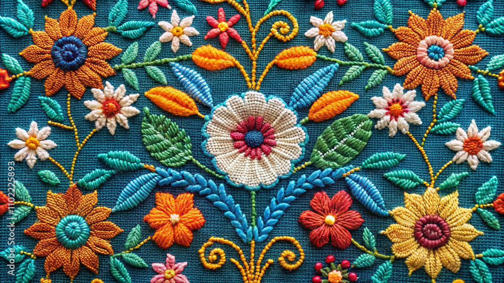 Embroidery Texture Background and Color Trends Embroidery Texture Background and Color Trends