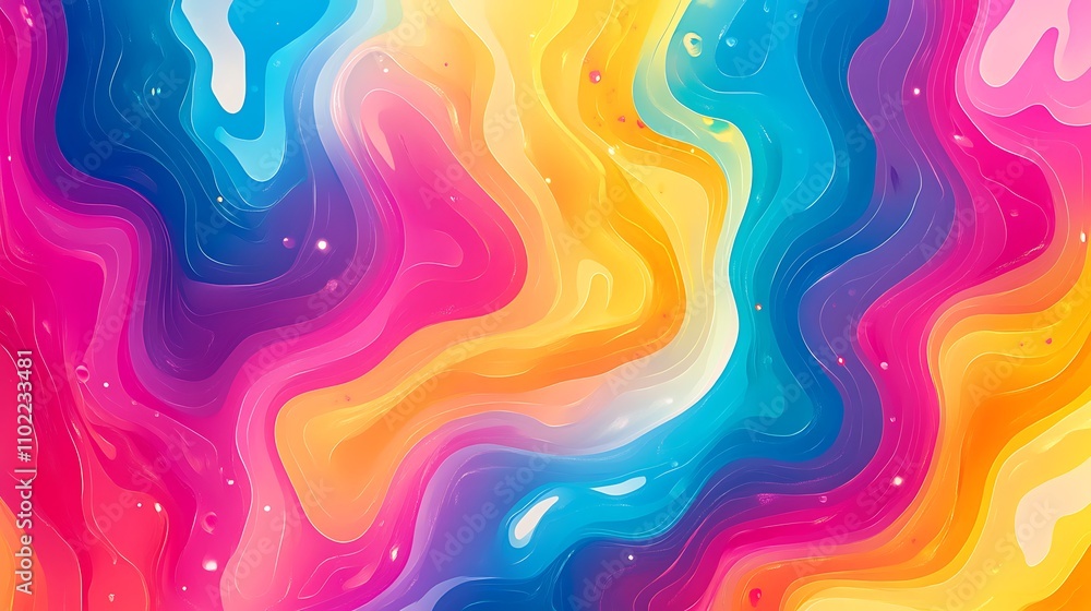 Bright abstract gradient features vibrant colors swirling together for a captivating visual experience Bright abstract gradient features vibrant colors swirling together for a captivating visual experience