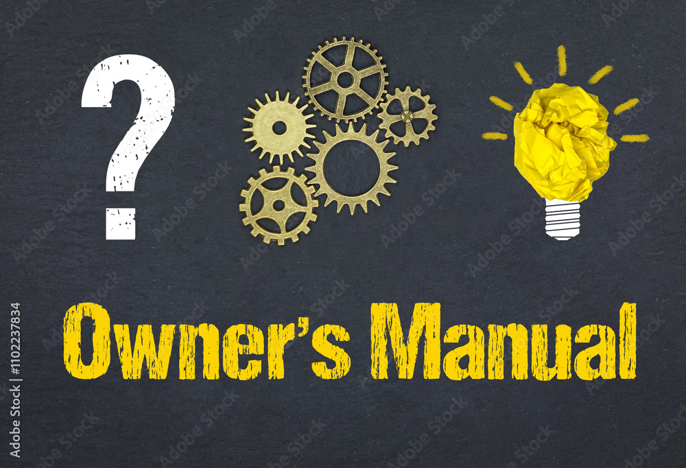 Obraz premium Owner's Manual 