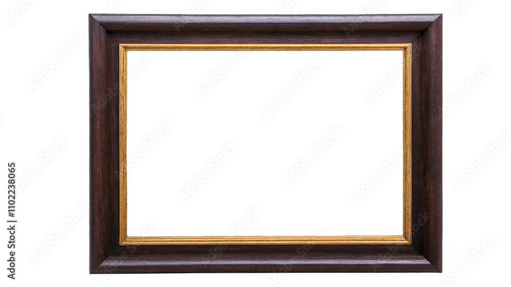 Dark Wooden Frame with Gold Trim
Dark Wooden Frame with Gold Trim