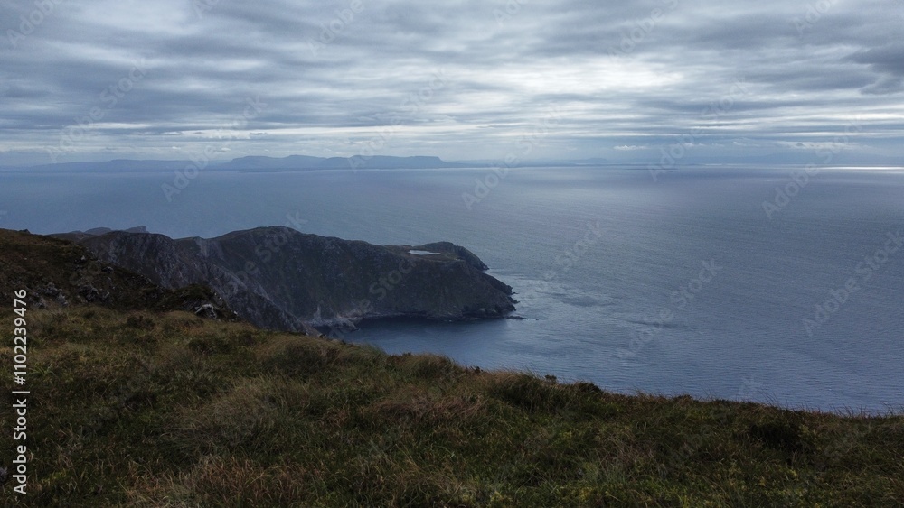 Aerial view of the coast of Ireland Aerial view of the coast of Ireland