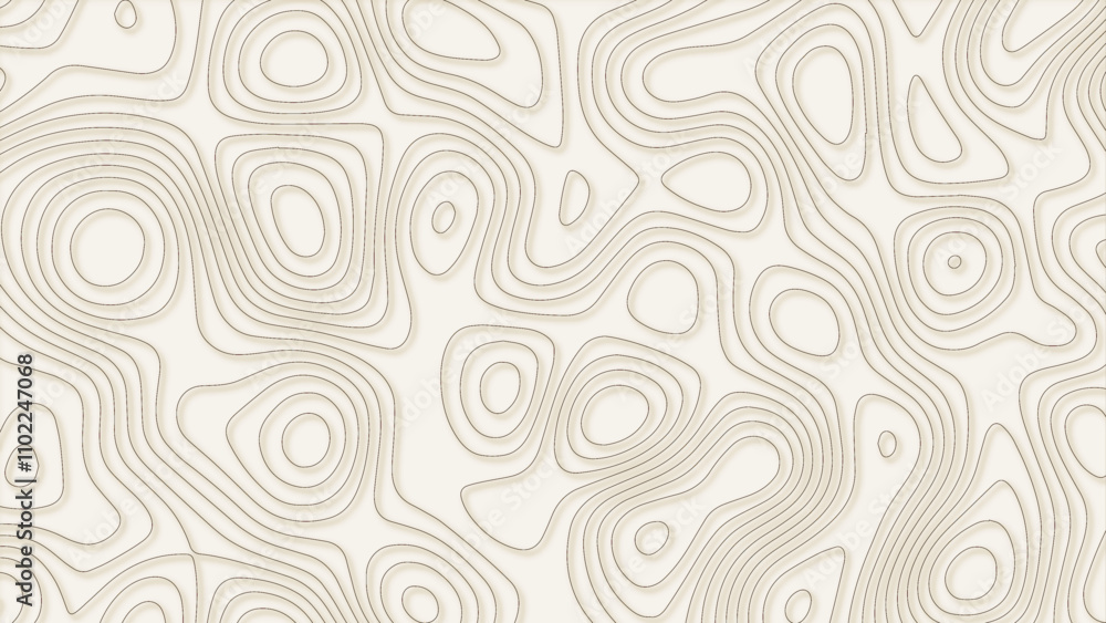 Topographic map. Geographic mountain relief. Abstract lines background. Contour maps. Modern design with White background with topographic wavy pattern. Vector illustration. Topographic map. Geographic mountain relief. Abstract lines background. Contour maps. Modern design with White background with topographic wavy pattern. Vector illustration.