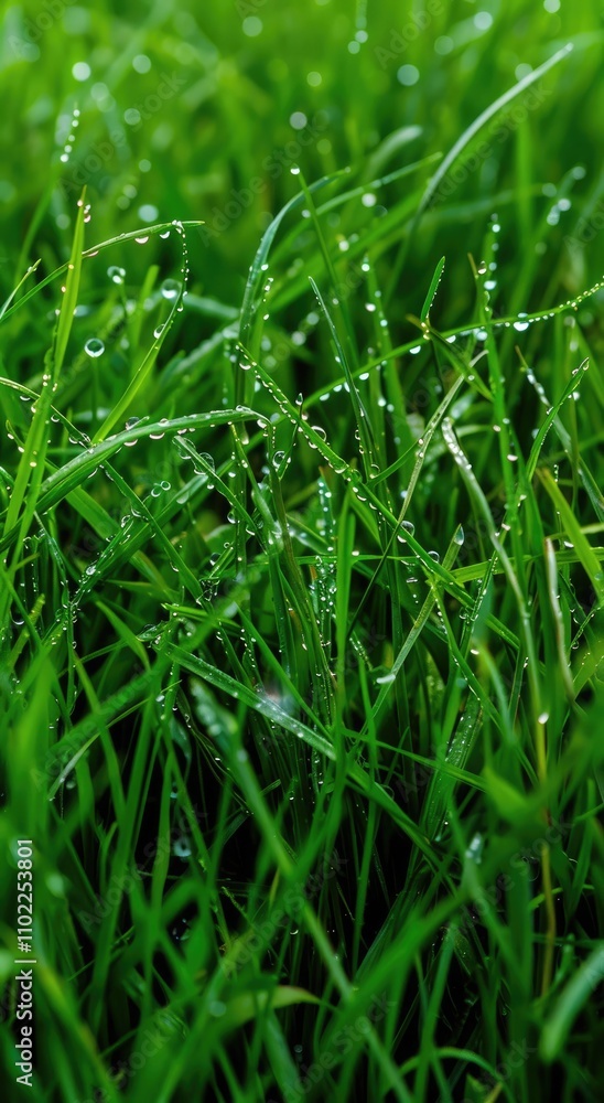 dew on grass close up dew on grass close up