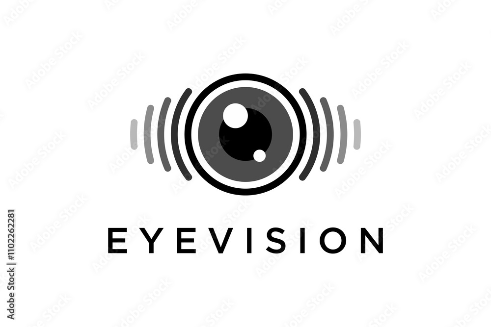 Eye Vision Concept Logo Design Illustration. Eye Vision Concept Logo Design Illustration.