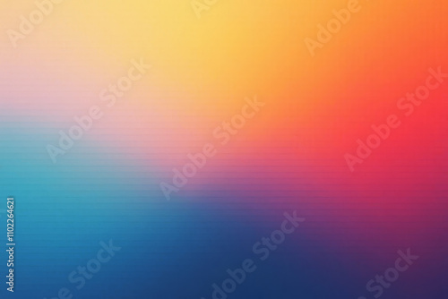 Colorful gradient background in pastel colors, representing calm and harmony with the space of copying 