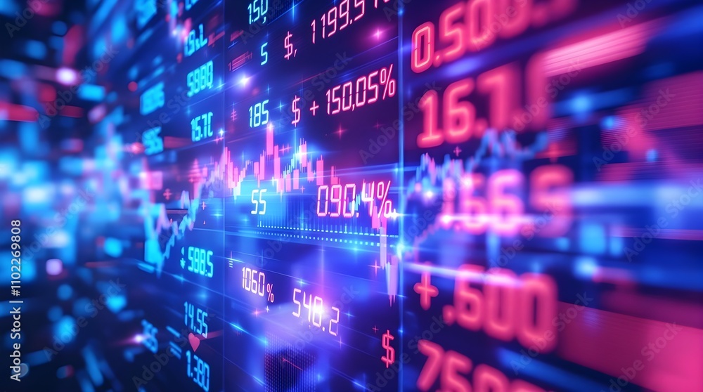 Dynamic Stock Market Digital Display Dynamic Stock Market Digital Display