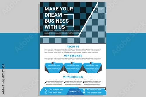 Modern corporate business flyer,corporate flyer,bussiness flyer,flyer template