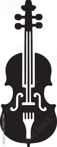 cello silhouette vector art ideal for posters, invitations, and more.