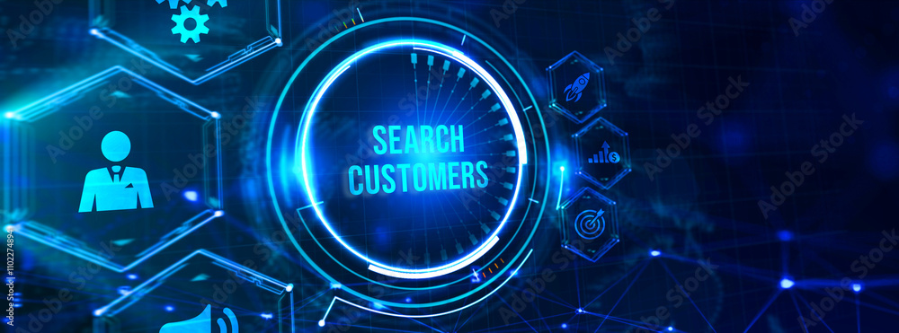 Marketing plan and strategies. Personalization marketing, customer centric strategies. 3d illustration Marketing plan and strategies. Personalization marketing, customer centric strategies. 3d illustration