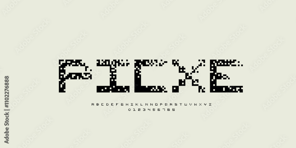 Fototapeta premium Alphabet Font Collection Classic and Modern Lettering Elegant Minimalist