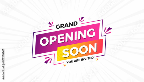 Grand opening sale banner. Grand opening sale banner template for social media, website, business, marketing, and advertising. Grand opening abstract vector design Illustration.