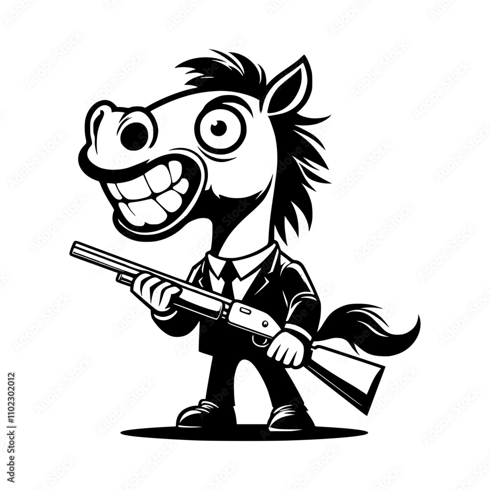 Fototapeta premium Horse on Target