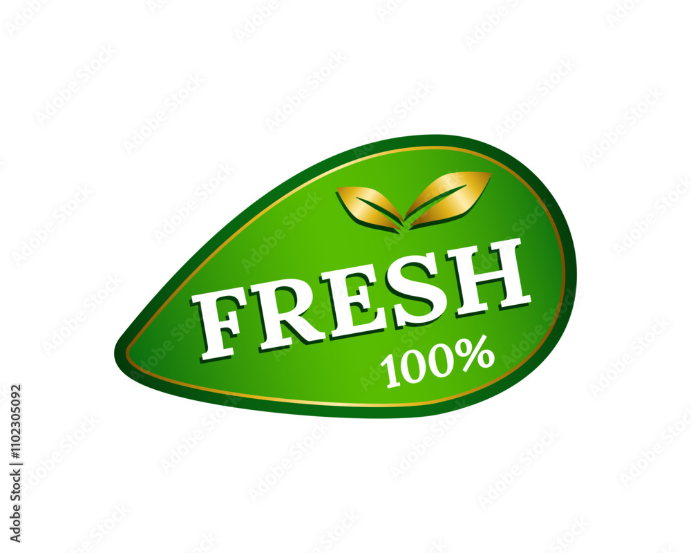 Eco friendly label with leaf and ribbon elements for branding organic and bio products. Ideal for healthy food, wellness, and safe farm sourced promotions. Eco friendly label with leaf and ribbon elements for branding organic and bio products. Ideal for healthy food, wellness, and safe farm sourced promotions.