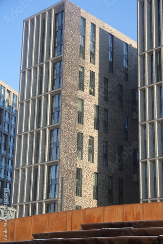 Photography architecture of new districts of Moscow, residential areas