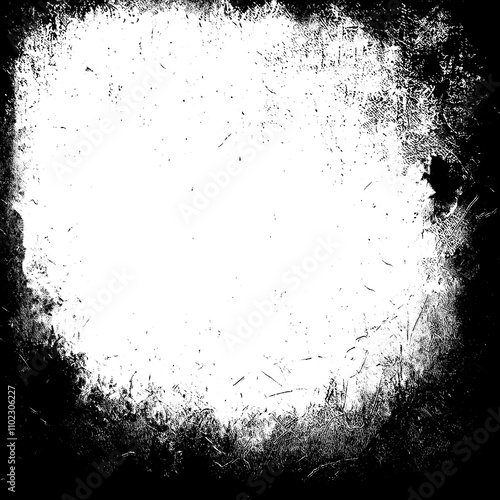 Abstract grunge texture. Black and white backdrop and wallpaper. Textured surface. photo