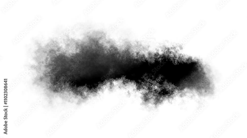 Black Ink Bleed on Textured White paper Effect - Bleeding on moderately wet paper Black Ink Bleed on Textured White paper Effect - Bleeding on moderately wet paper