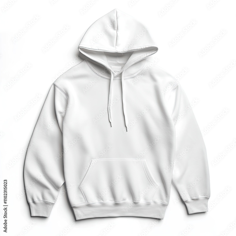 Minimalist White Hoodie with Adjustable Drawstrings and Kangaroo Pocket for Casual Wear and Street Fashion Enthusiasts Minimalist White Hoodie with Adjustable Drawstrings and Kangaroo Pocket for Casual Wear and Street Fashion Enthusiasts