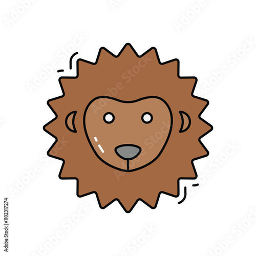 Hedgehog vector icon