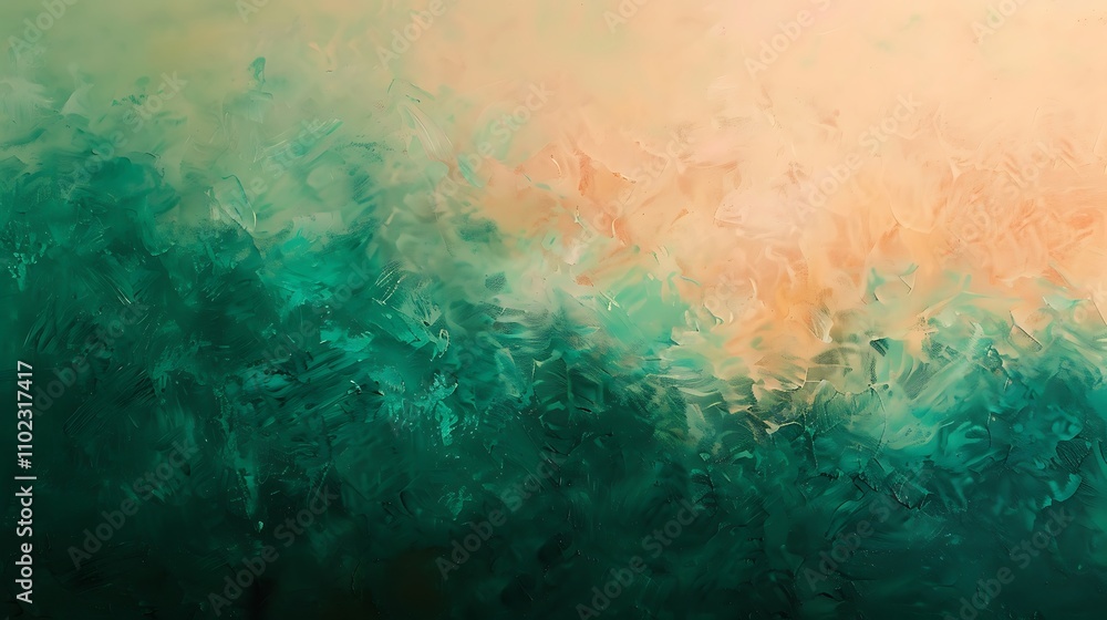 Abstract Green and Beige Paint Texture Background Abstract Green and Beige Paint Texture Background