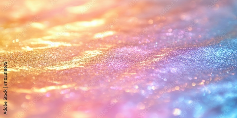 Close-up of a modern holographic texture in pastel colors soft gradients glossy surface abstract and clean Close-up of a modern holographic texture in pastel colors soft gradients glossy surface abstract and clean