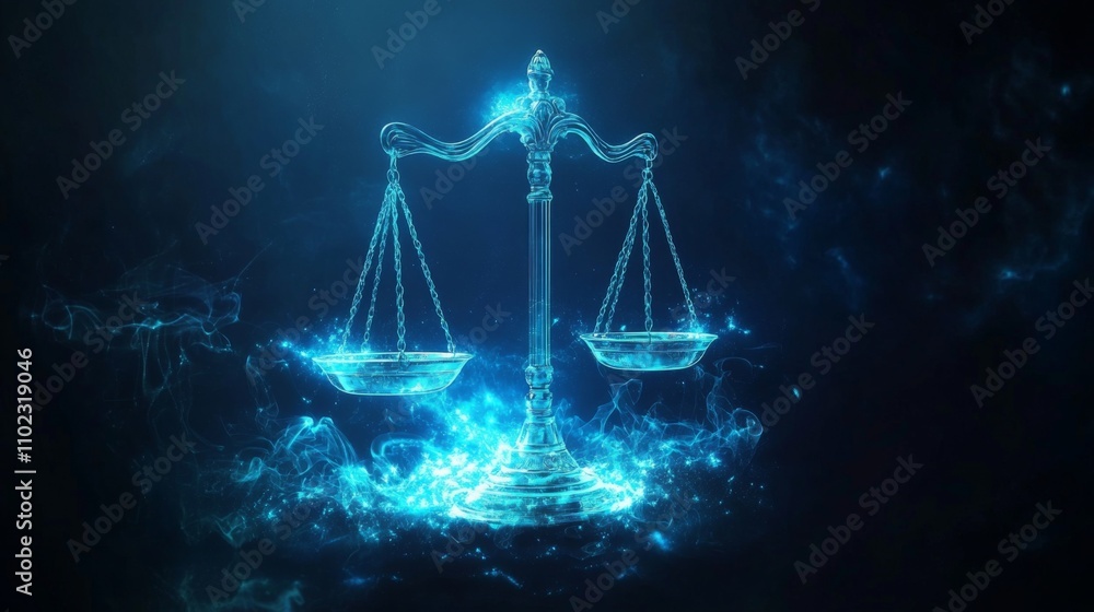 Digital Justice Scales: A Symbol of Equality and Legal Balance Digital Justice Scales: A Symbol of Equality and Legal Balance