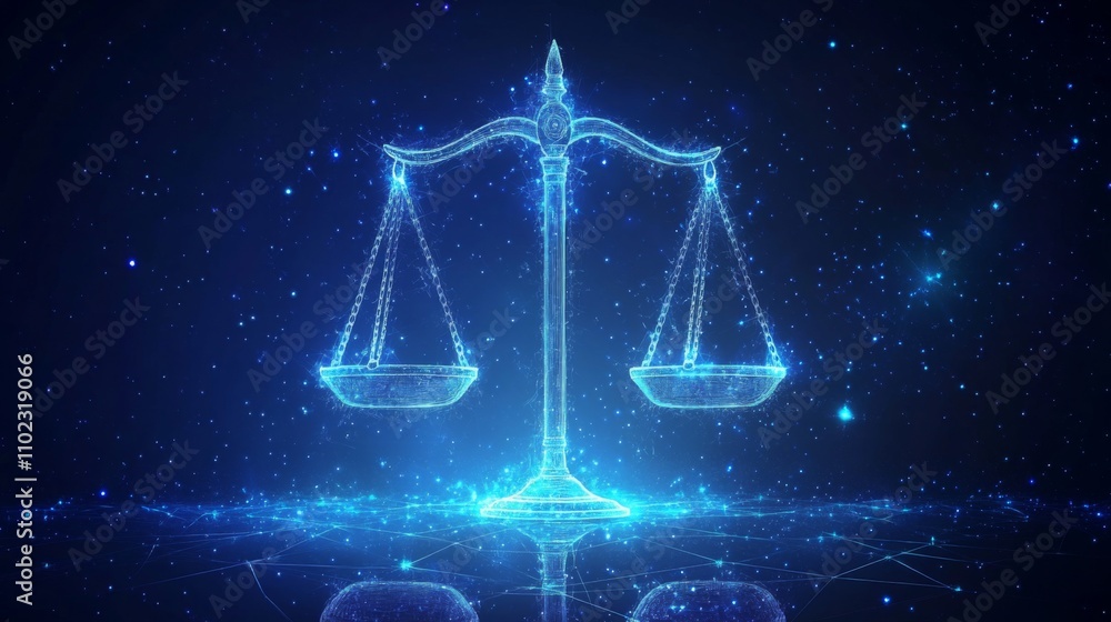 Digital Scales of Justice: A Symbol of Equality and Fair Judgment Digital Scales of Justice: A Symbol of Equality and Fair Judgment
