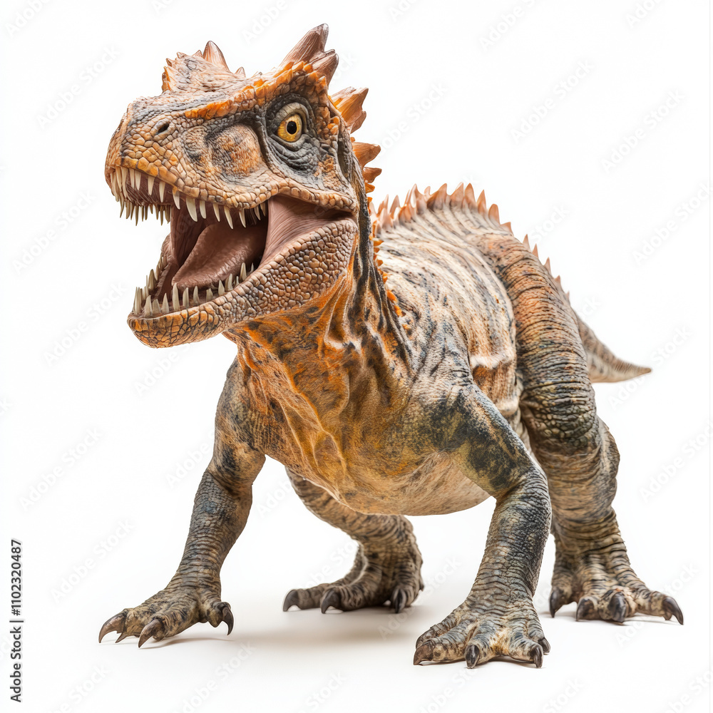 Fototapeta premium Photo of a Thescelosaurus isolated on white background