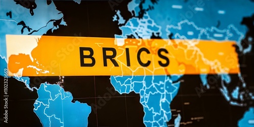 political map world brics countries, governance economy geopolitics world global order photo