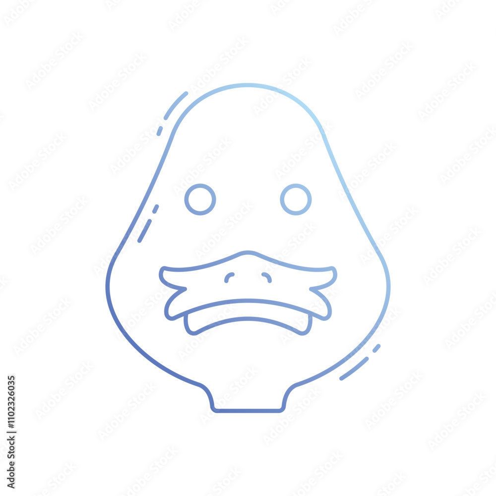 Obraz premium Ostrish vector icon