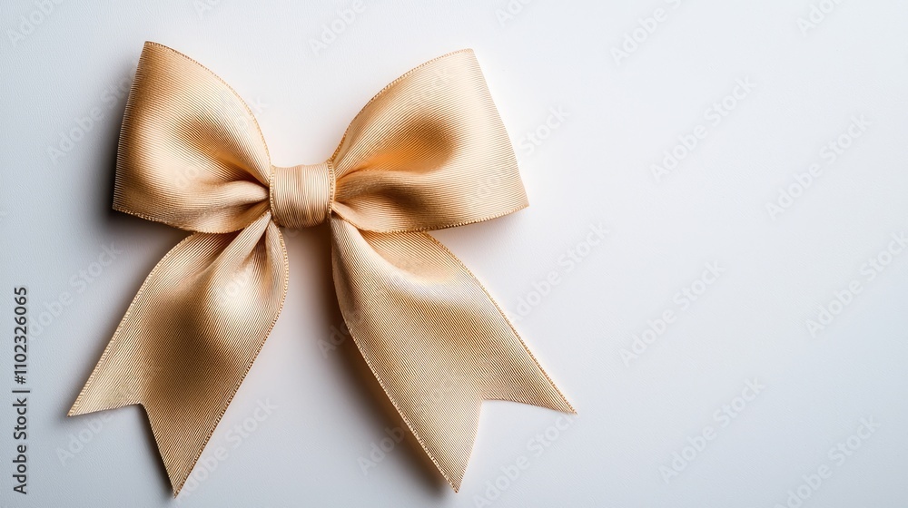 Elegant Satin Bow on a Neutral Background for Decorative or Gift Wrapping Purposes, Ideal for Weddings, Birthdays, or Special Occasions, Soft Color Tone, High-Quality Fabric Elegant Satin Bow on a Neutral Background for Decorative or Gift Wrapping Purposes, Ideal for Weddings, Birthdays, or Special Occasions, Soft Color Tone, High-Quality Fabric
