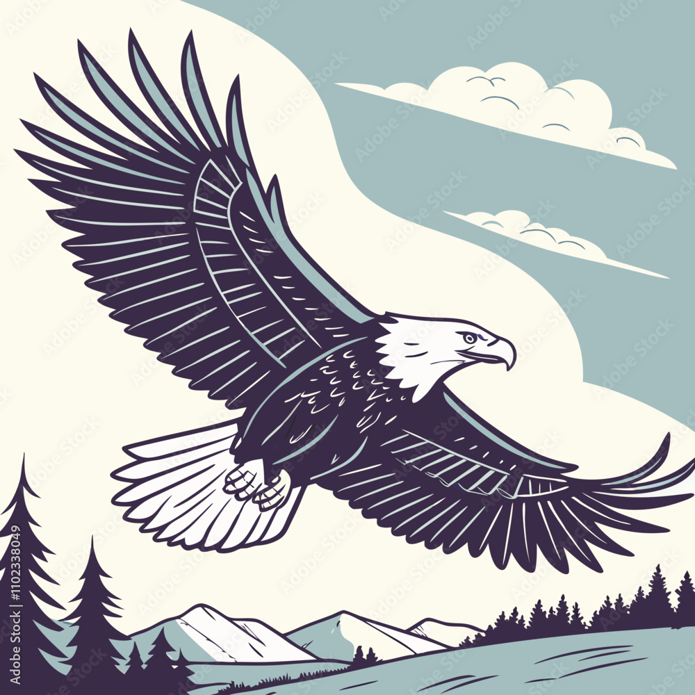 Obraz premium eagle in the sky