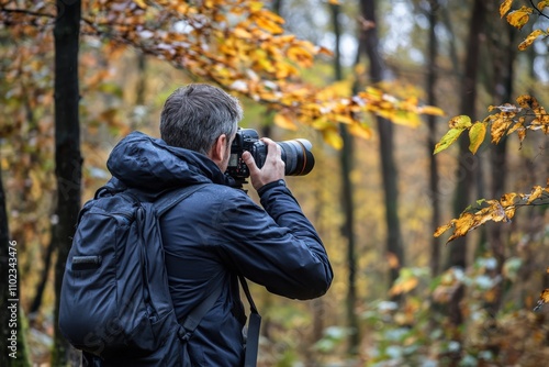 Photographer In Action Capturing Beautiful Moments of a Wedding Ceremony