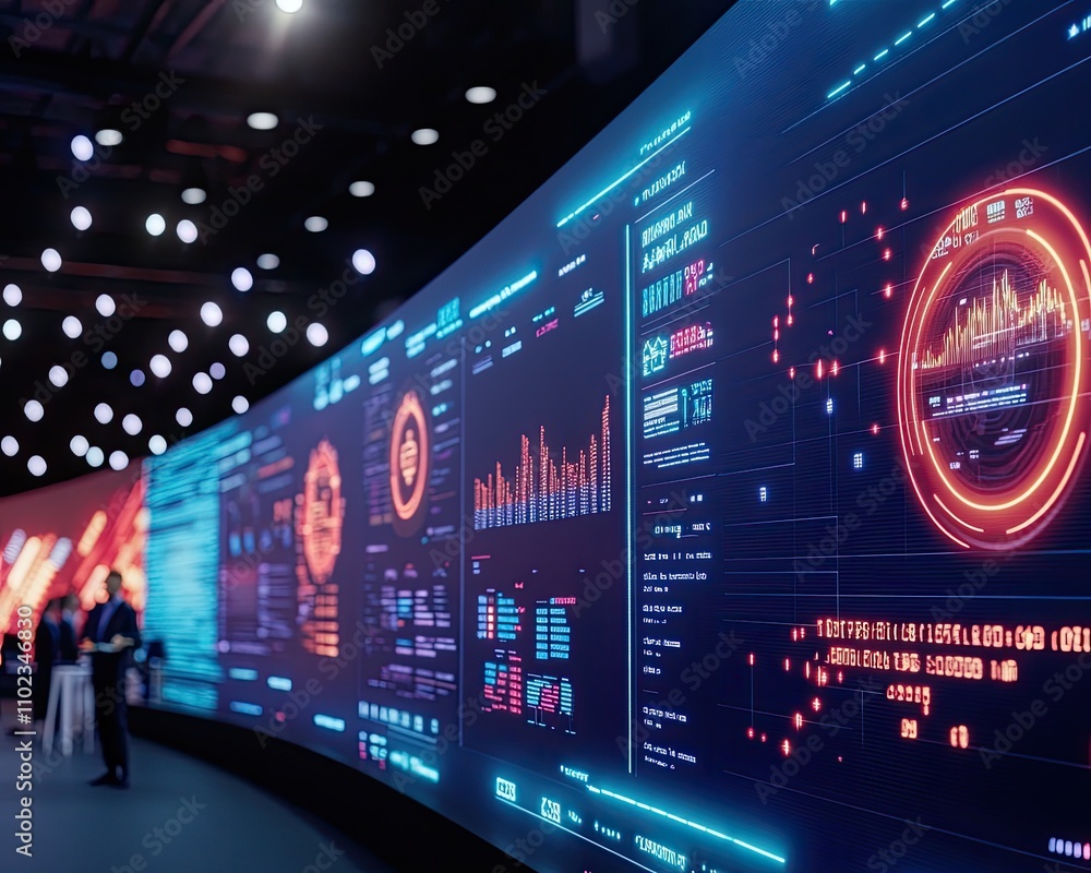 High-Tech Data Visualization with Interactive Digital Displays in a ...
