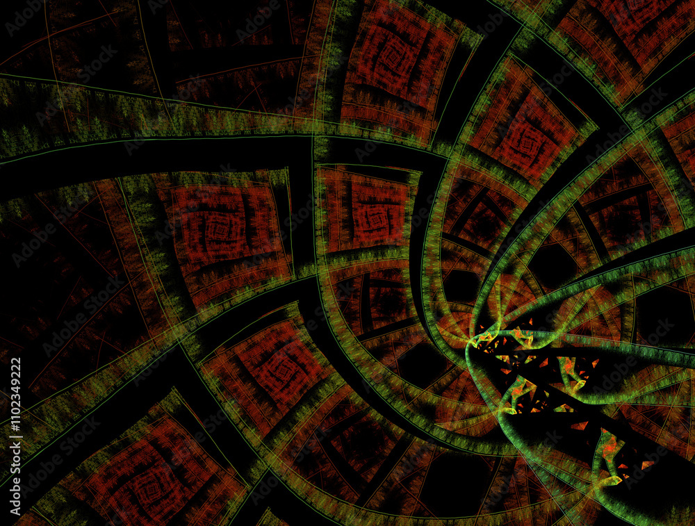 Obraz premium Imaginatory fractal abstract background Image