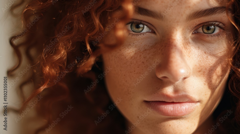 A close-up portrait of an individual with curly hair and expressive eyes, basking in soft natural light, exuding warmth and personality. A close-up portrait of an individual with curly hair and expressive eyes, basking in soft natural light, exuding warmth and personality.