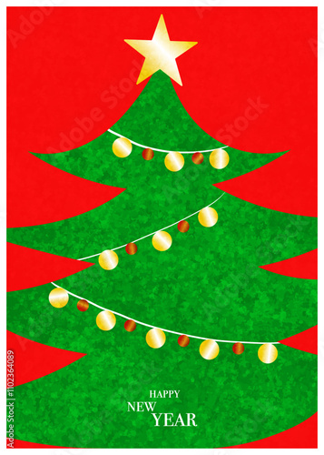 Merry Christmas and Happy New Year greeting card set. Modern beautiful Xmas design with typography, balls, pattern, snowflakes, Christmas tree branches. Minimalism art banner, poster, cover templates