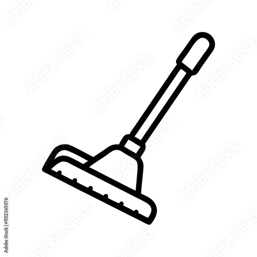 Floor scraper icon for construction tasks