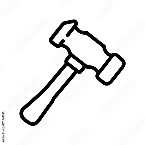 Hammer icon for construction tasks