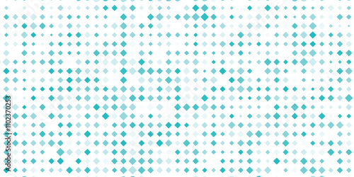 Halftone background. Comic style. Abstract geometric pattern with small squares. Design element for web banners, posters, cards, wallpapers, backdrops Different shades of Blue Vector illustration