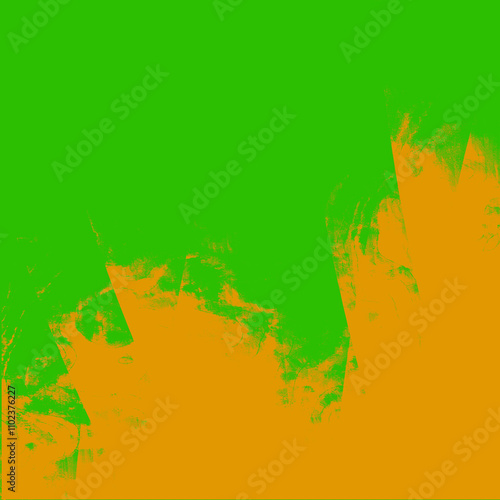 Green, yellow abstract square background. Usable for social media, story, poster, banner, backdrop, advertisement, business, graphic design, template and web online Ads photo