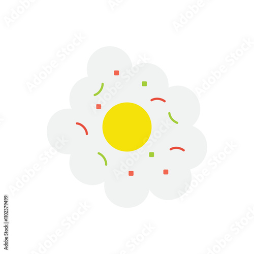 Omelette vector icon