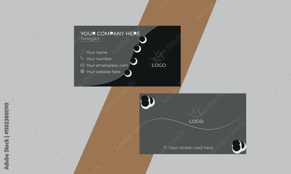 modern buisness card design idea. creative visiting design . modern buisness card design idea. creative visiting design .