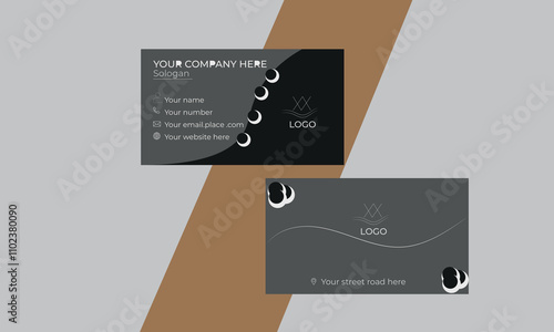 modern buisness card design idea. creative visiting design .