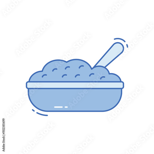 Oatmeal vector icon