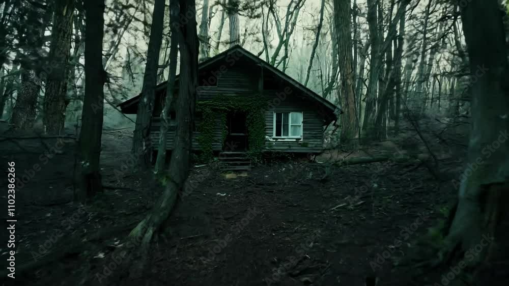 Old Abandoned Wooden House The Forest Old Abandoned Wooden House The Forest